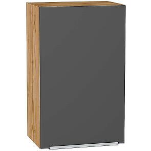 Шкаф верхний с 1-ой дверцей Фьюжн Stormy Silk/Дуб Вотан 716*450*320