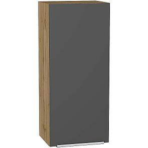 Шкаф верхний с 1-ой дверцей Фьюжн Stormy Silk/Дуб Вотан 920*400*320