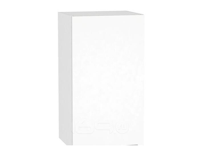 Шкаф верхний с 1-ой дверцей Фьюжн В 400 Brilliant-Белый