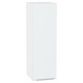 Шкаф верхний с 1-ой дверцей Фьюжн В 309 Silky White-Белый
