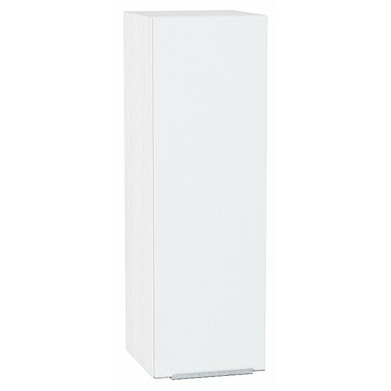 Шкаф верхний с 1-ой дверцей Фьюжн В 309 Silky White-Белый