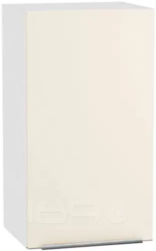 Шкаф верхний с 1-ой дверцей Фьюжн В 400 Ivory-Белый