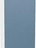Шкаф верхний с 1-ой дверцей Фьюжн В 509 Silky Blue-Белый | 50 см