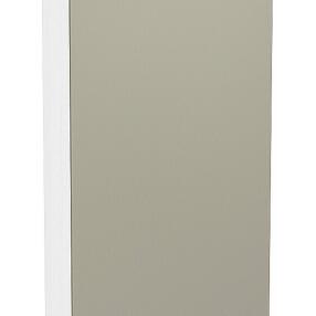 Шкаф верхний с 1-ой дверцей Фьюжн В 509 Silky Grey-Белый