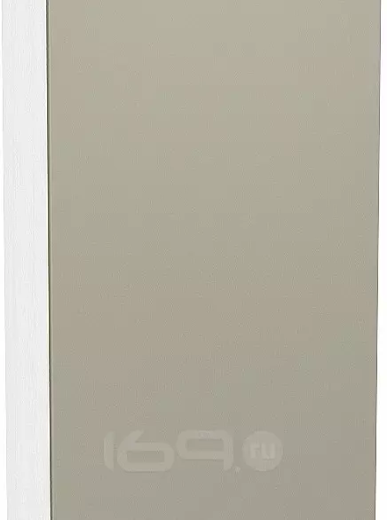 Шкаф верхний с 1-ой дверцей Фьюжн В 509 Silky Grey-Белый