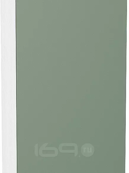 Шкаф верхний с 1-ой дверцей Фьюжн В 509 Silky Mint-Белый