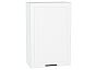 Шкаф верхний с 1-ой дверцей Глетчер Айленд Силк Белый 920*600*318