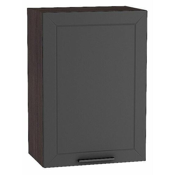 Шкаф верхний с 1-ой дверцей Глетчер Маренго Силк Graphite 920*500*318