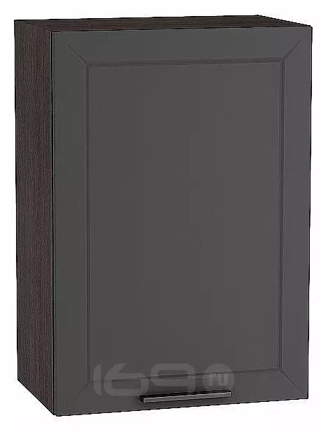 Шкаф верхний с 1-ой дверцей Глетчер Маренго Силк Graphite 920*500*318