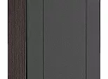 Шкаф верхний с 1-ой дверцей Глетчер Маренго Силк Graphite 920*300*318