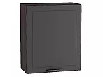 Шкаф верхний с 1-ой дверцей Глетчер Маренго Силк Graphite 716*600*318