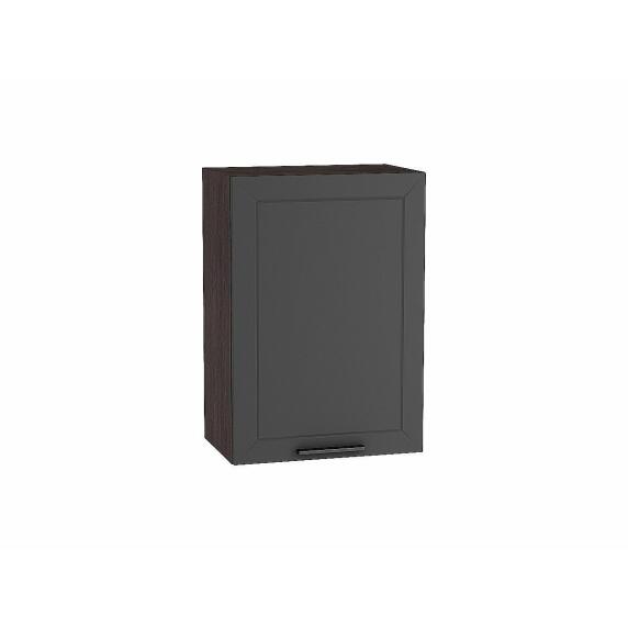 Шкаф верхний с 1-ой дверцей Глетчер Маренго Силк Graphite 716*500*318