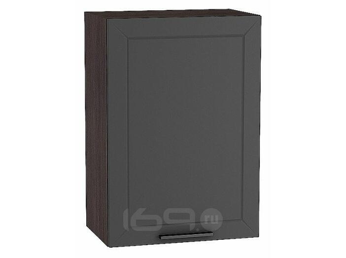 Шкаф верхний с 1-ой дверцей Глетчер Маренго Силк Graphite 716*500*318