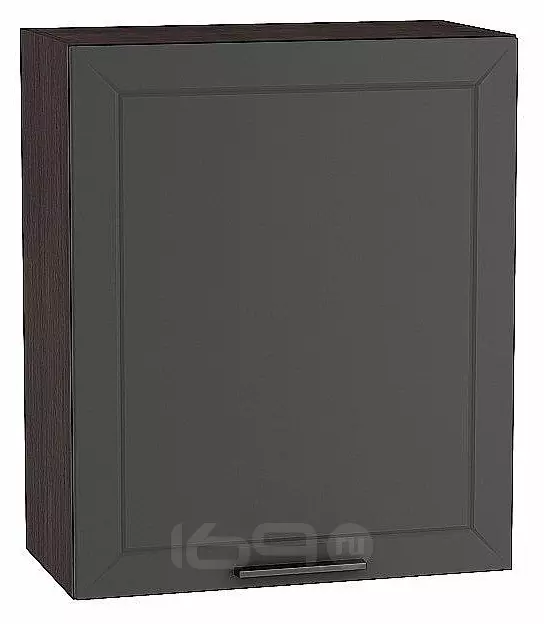 Шкаф верхний с 1-ой дверцей Глетчер Маренго Силк Graphite 920*600*318