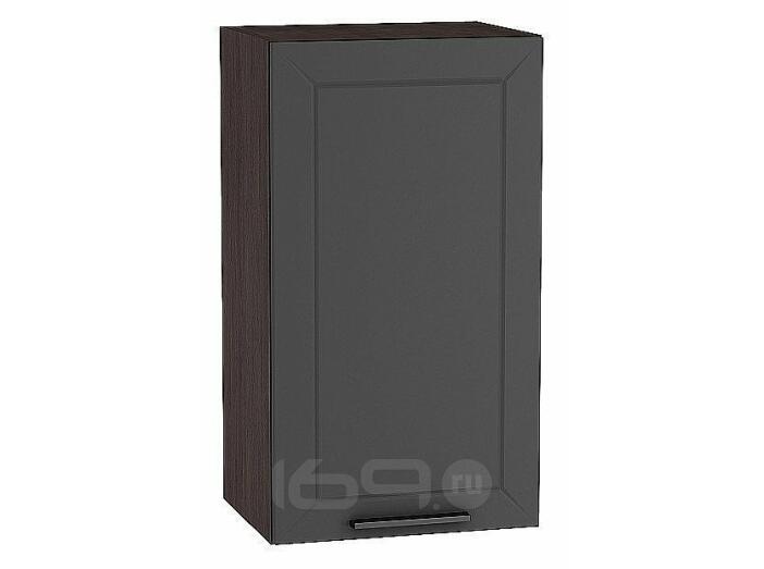 Шкаф верхний с 1-ой дверцей Глетчер Маренго Силк Graphite 716*400*318