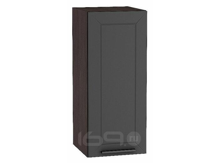 Шкаф верхний с 1-ой дверцей Глетчер Маренго Силк Graphite 716*300*318