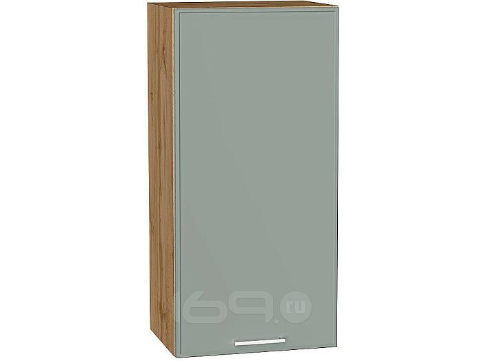 Шкаф верхний с 1-ой дверцей Квадро Аквамарин/Дуб Вотан 920*450*321
