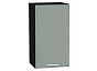 Шкаф верхний с 1-ой дверцей Квадро Аквамарин/Graphite 716*400*321