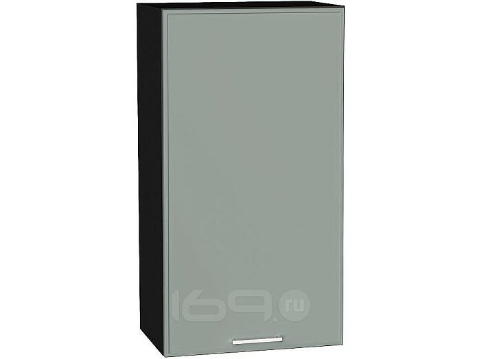Шкаф верхний с 1-ой дверцей Квадро Аквамарин/Graphite 920*500*321