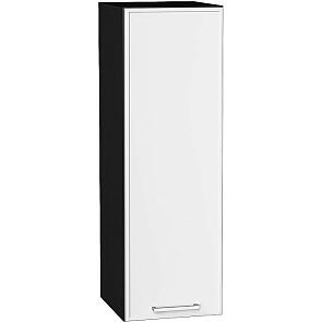 Шкаф верхний с 1-ой дверцей Квадро Белый/Graphite 920*300*321