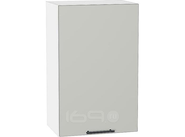 Шкаф верхний с 1-ой дверцей Лайт Special Grey/Белый 716*450*318