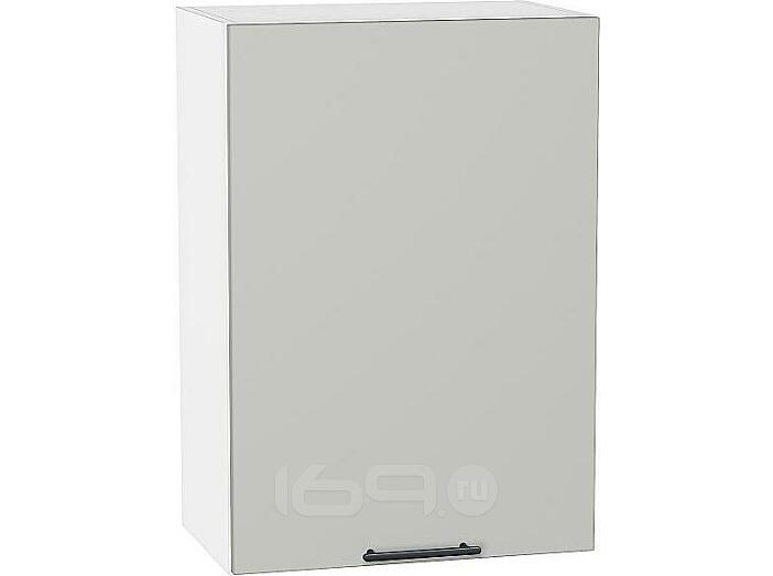 Шкаф верхний с 1-ой дверцей Лайт Special Grey/Белый 716*500*318