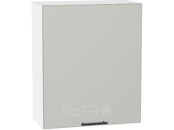 Шкаф верхний с 1-ой дверцей Лайт Special Grey/Белый 716*600*318