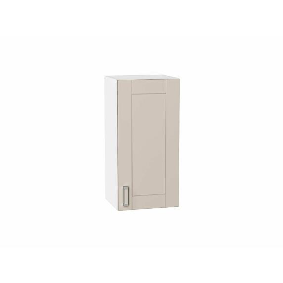 Шкаф верхний с 1-ой дверцей Лофт Cream Silk/Белый 716*350*320