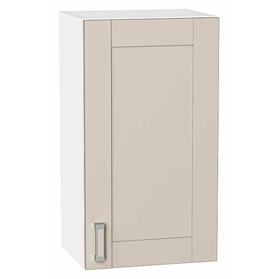 Шкаф верхний с 1-ой дверцей Лофт Cream Silk/Белый 716*400*320