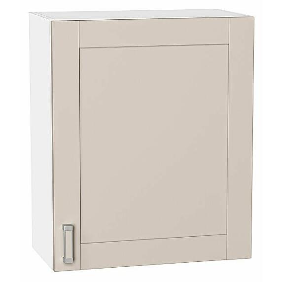 Шкаф верхний с 1-ой дверцей Лофт Cream Silk/Белый 716*600*320