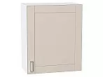 Шкаф верхний с 1-ой дверцей Лофт Cream Silk/Белый 716*600*320