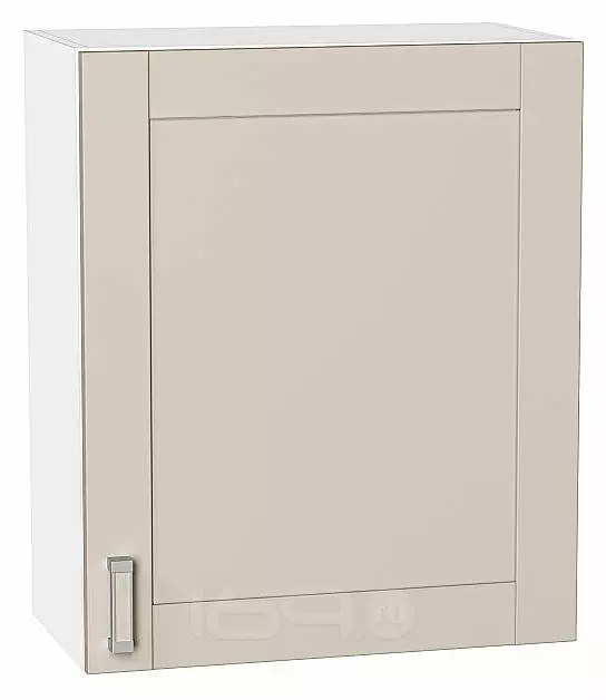Шкаф верхний с 1-ой дверцей Лофт Cream Silk/Белый 716*600*320