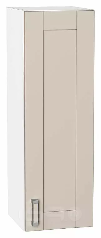 Шкаф верхний с 1-ой дверцей Лофт Cream Silk/Белый 920*300*320