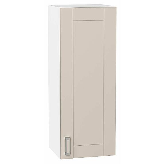 Шкаф верхний с 1-ой дверцей Лофт Cream Silk/Белый 920*350*320