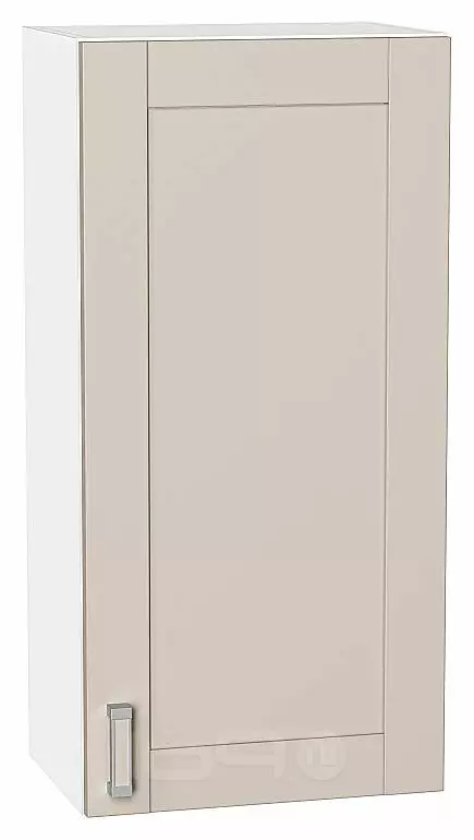 Шкаф верхний с 1-ой дверцей Лофт Cream Silk/Белый 920*450*320