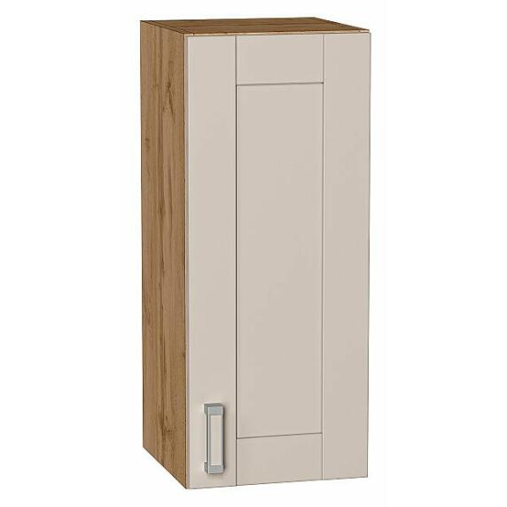 Шкаф верхний с 1-ой дверцей Лофт Cream Silk/Дуб Вотан 716*300*320