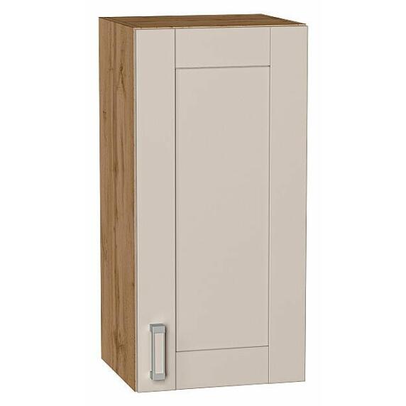 Шкаф верхний с 1-ой дверцей Лофт Cream Silk/Дуб Вотан 716*350*320