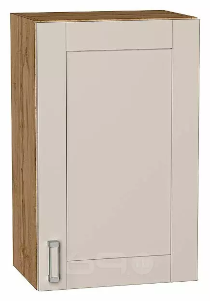 Шкаф верхний с 1-ой дверцей Лофт Cream Silk/Дуб Вотан 716*450*320