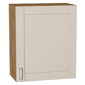 Шкаф верхний с 1-ой дверцей Лофт Cream Silk/Дуб Вотан 716*600*320