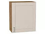Шкаф верхний с 1-ой дверцей Лофт Cream Silk/Дуб Вотан 716*600*320