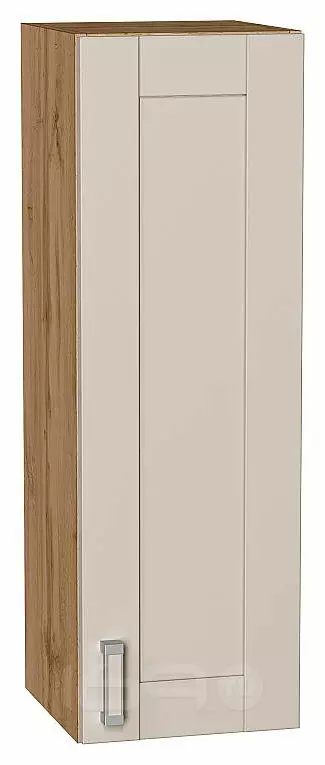 Шкаф верхний с 1-ой дверцей Лофт Cream Silk/Дуб Вотан 920*300*320