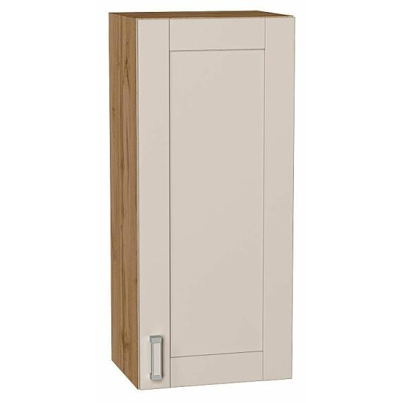 Шкаф верхний с 1-ой дверцей Лофт Cream Silk/Дуб Вотан 920*400*320