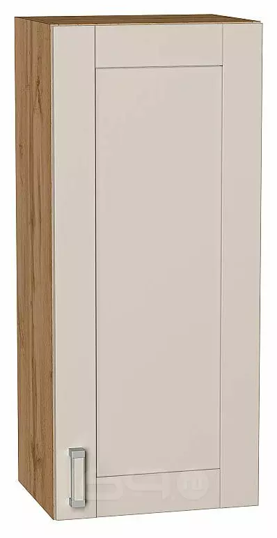 Шкаф верхний с 1-ой дверцей Лофт Cream Silk/Дуб Вотан 920*400*320