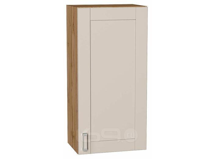 Шкаф верхний с 1-ой дверцей Лофт Cream Silk/Дуб Вотан 920*450*320