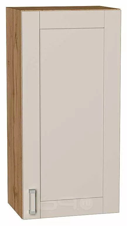 Шкаф верхний с 1-ой дверцей Лофт Cream Silk/Дуб Вотан 920*450*320