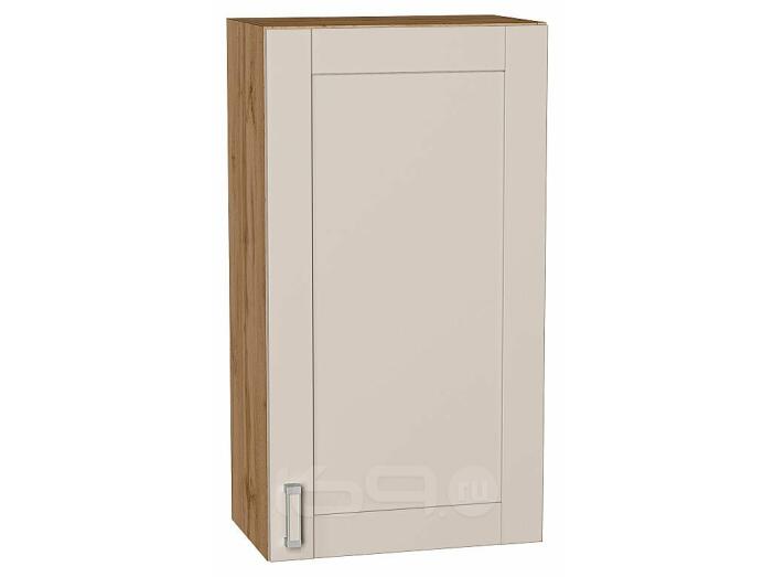 Шкаф верхний с 1-ой дверцей Лофт Cream Silk/Дуб Вотан 920*500*320