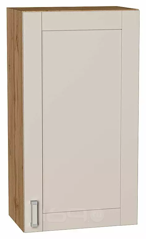 Шкаф верхний с 1-ой дверцей Лофт Cream Silk/Дуб Вотан 920*500*320