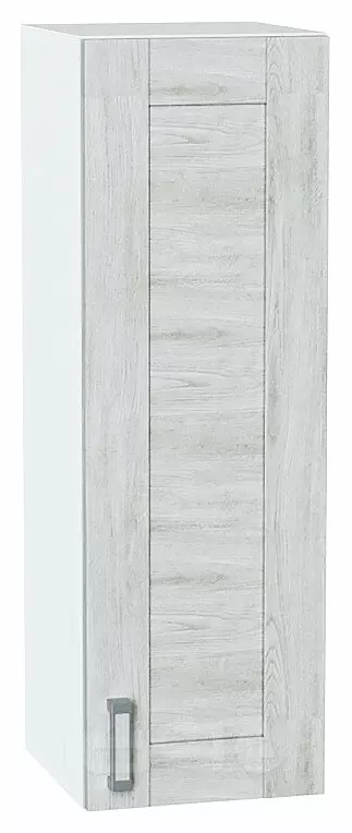 Шкаф верхний с 1-ой дверцей Лофт Nordic Oak/Белый 920*300*320