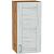 Шкаф верхний с 1-ой дверцей Лофт Nordic Oak/Дуб Вотан 716*350*320