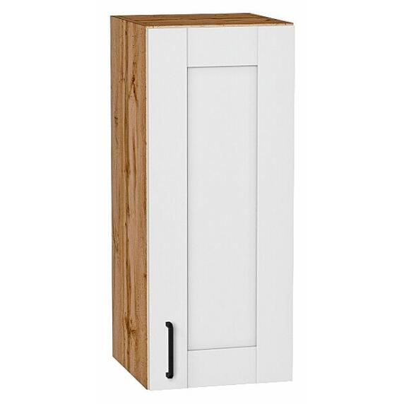 Шкаф верхний с 1-ой дверцей Лофт Super White Дуб Вотан 716*300*320